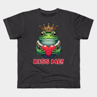 Frog Prince 71 Kids T-Shirt